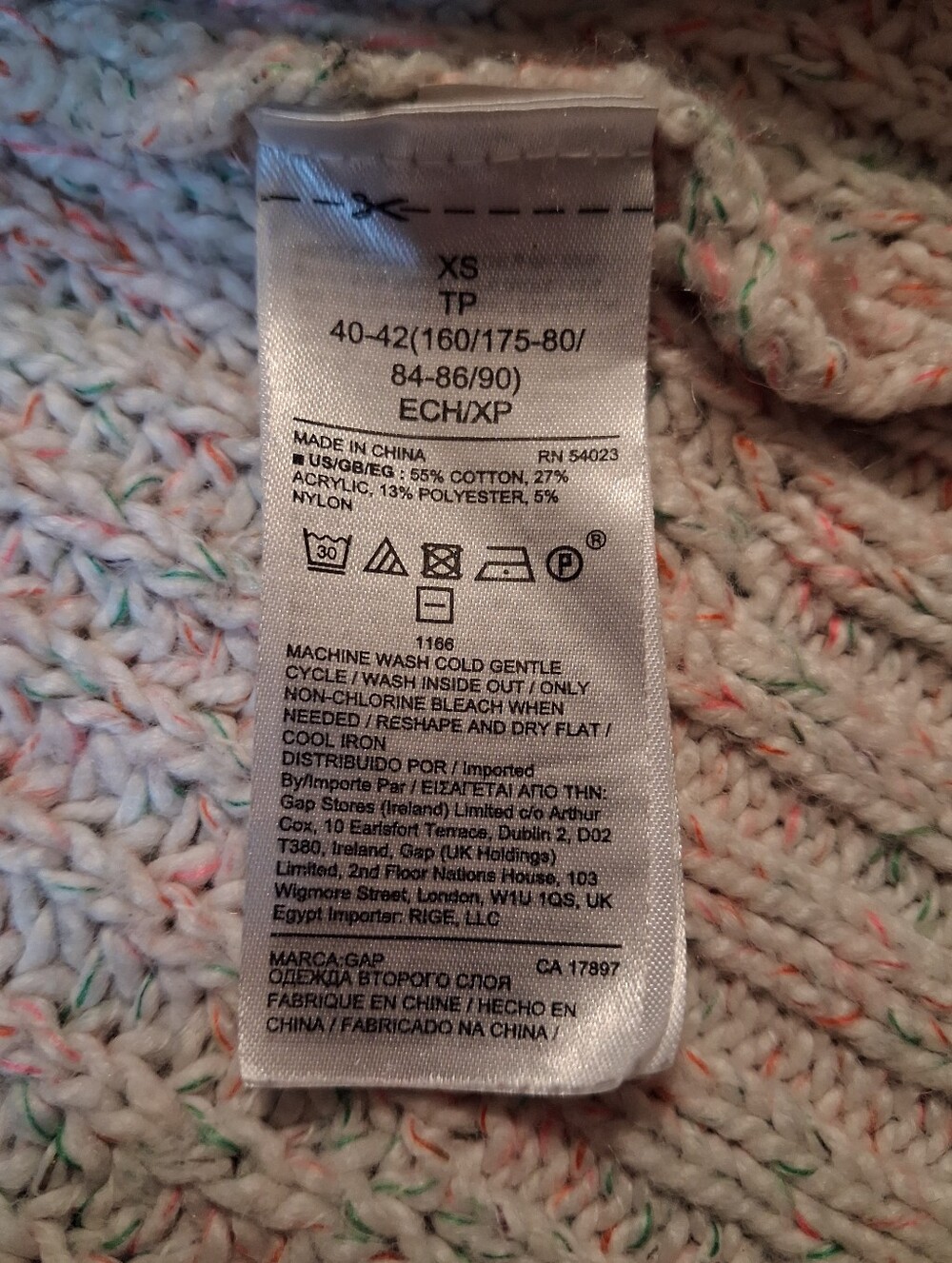 GAP Open-Front Long Knit Cardigan Sweater Women's Size XS - Picture 3 of 7